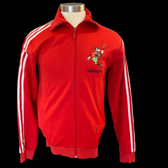 Adidas Disney Goofy Vintage Track Suit Top Sz M 2005 - Picture 1 of 7
